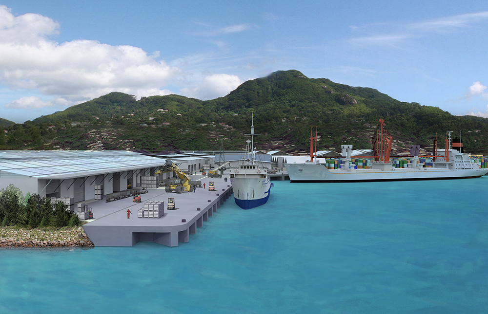 exm architectes / les Seychelles port victoria