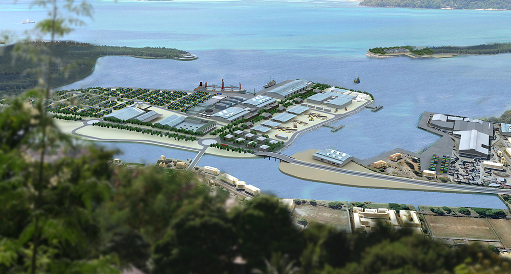exm architectes / les Seychelles port victoria